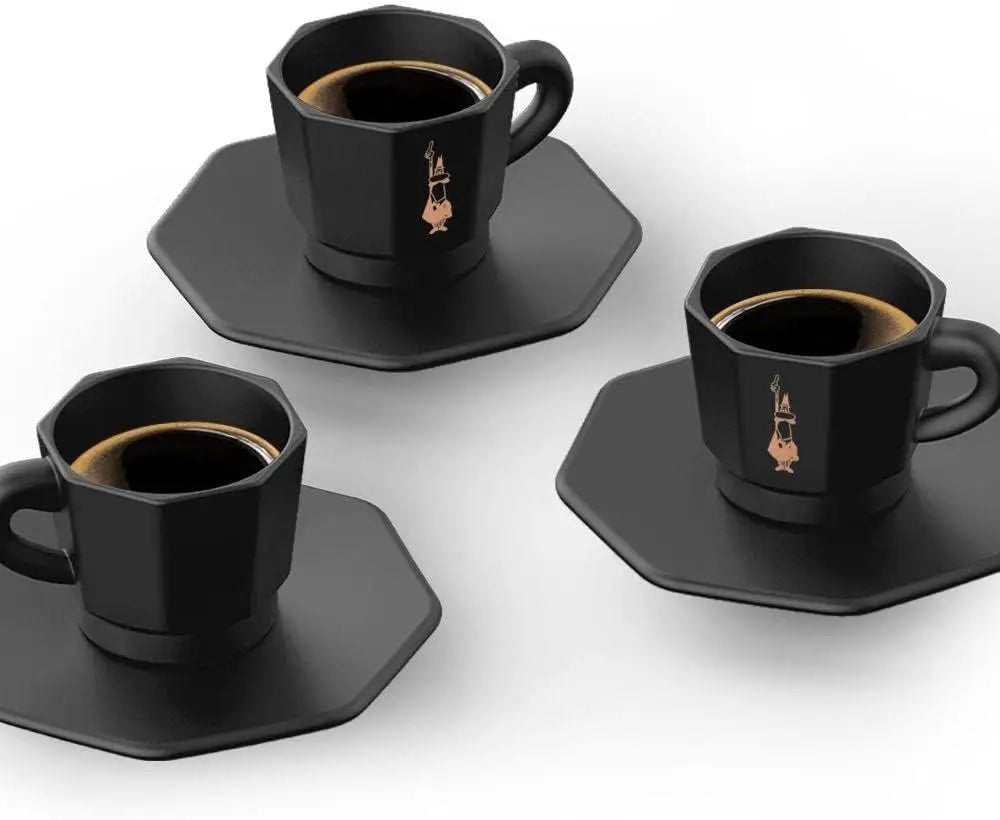 Bialetti Cups - Gli Accessori Perfetto Moka Faces Espresso (Set of 4)
