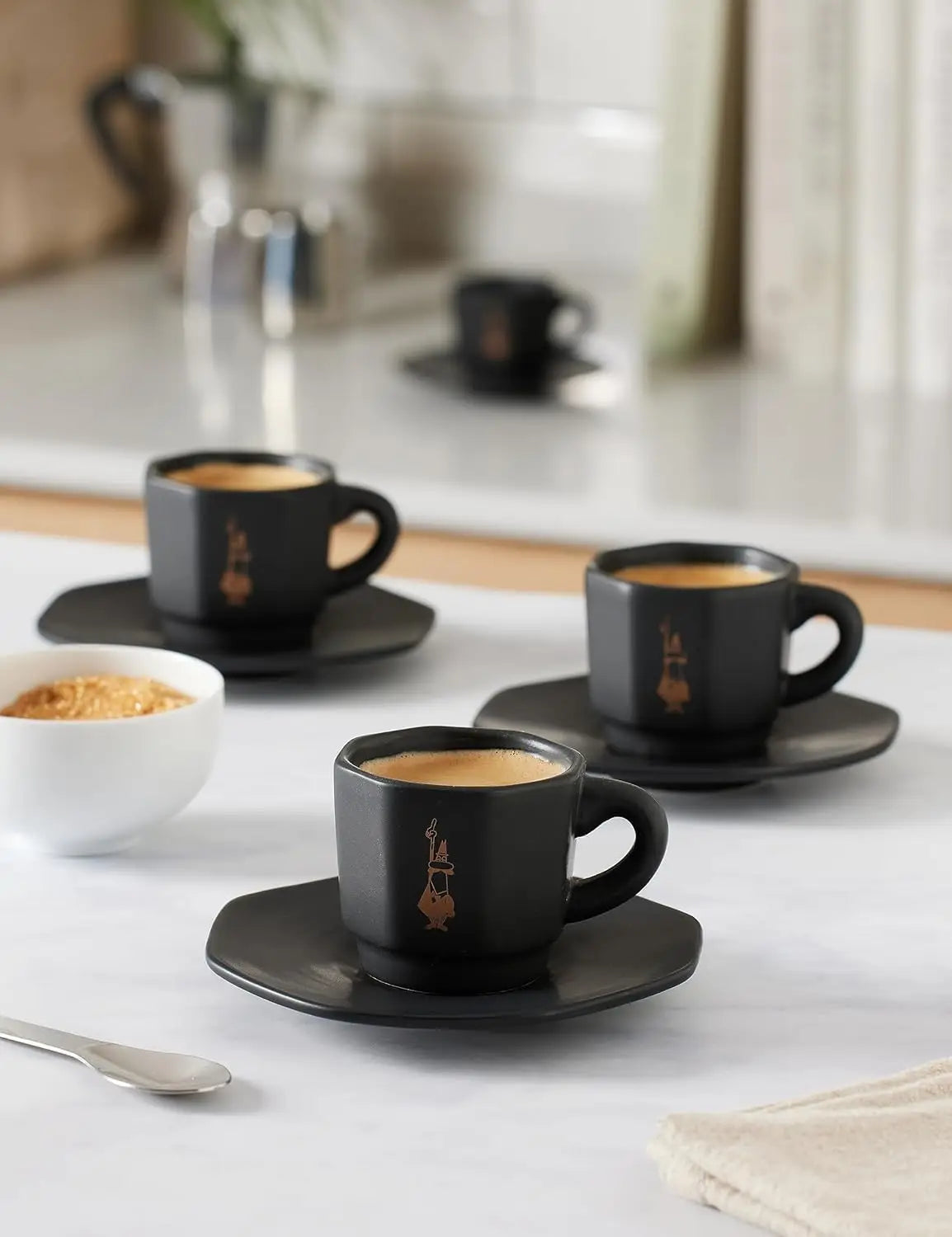 Bialetti Cups - Gli Accessori Perfetto Moka Faces Espresso (Set of 4)