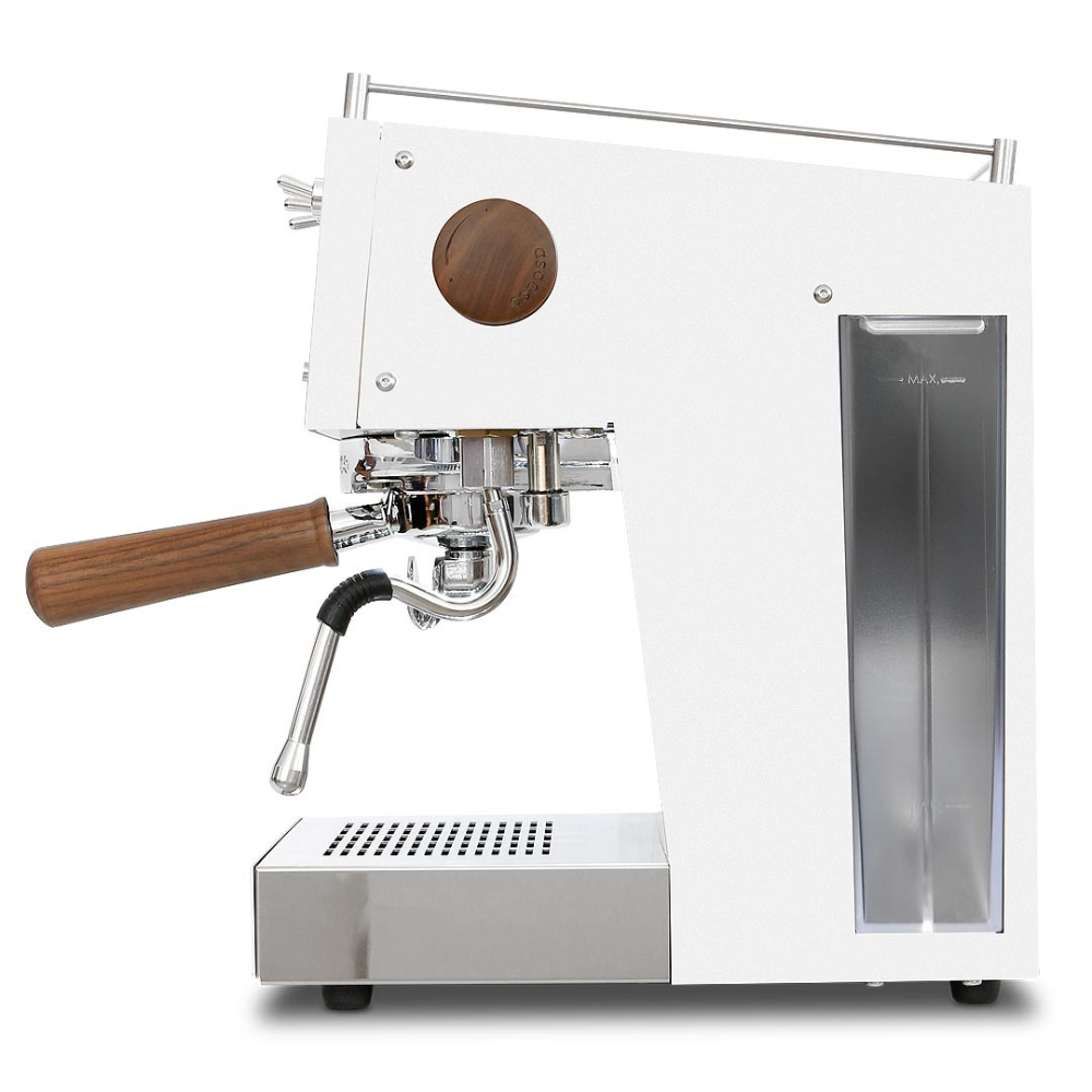 Ascaso Steel Duo PID White Home Espresso Machine side view