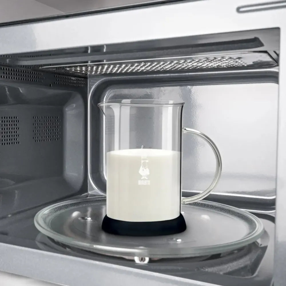 Bialetti Glass Milk Frother In Microwave
