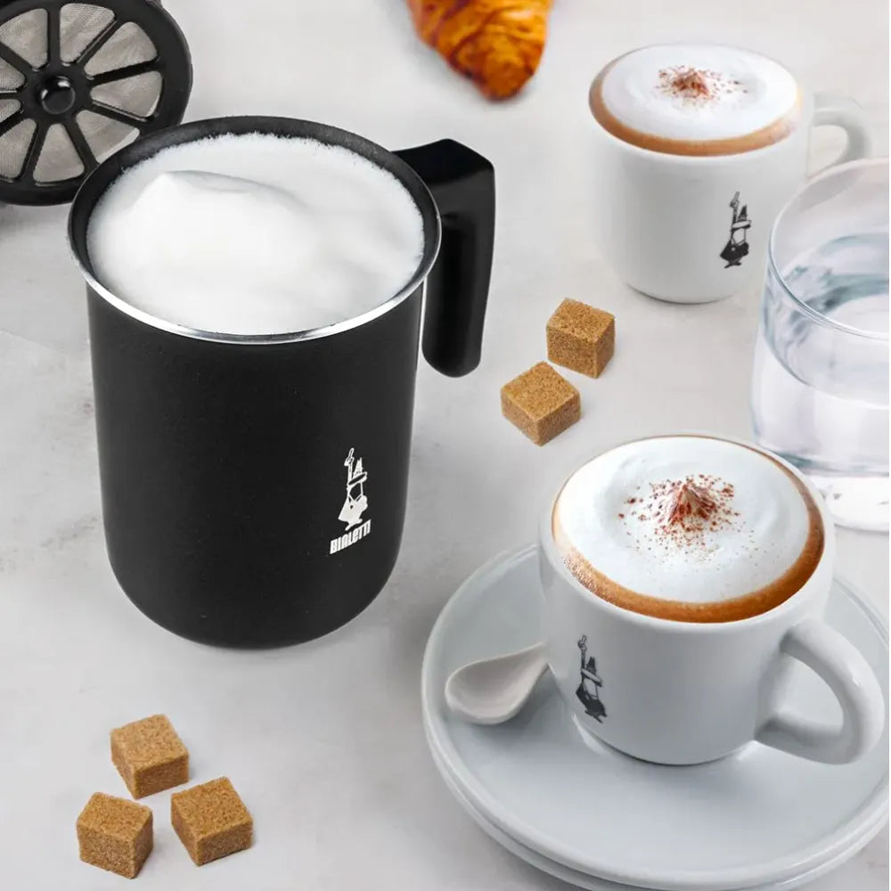 Bialetti Tuttocrema Milk Frother Used To Make Cappuccino