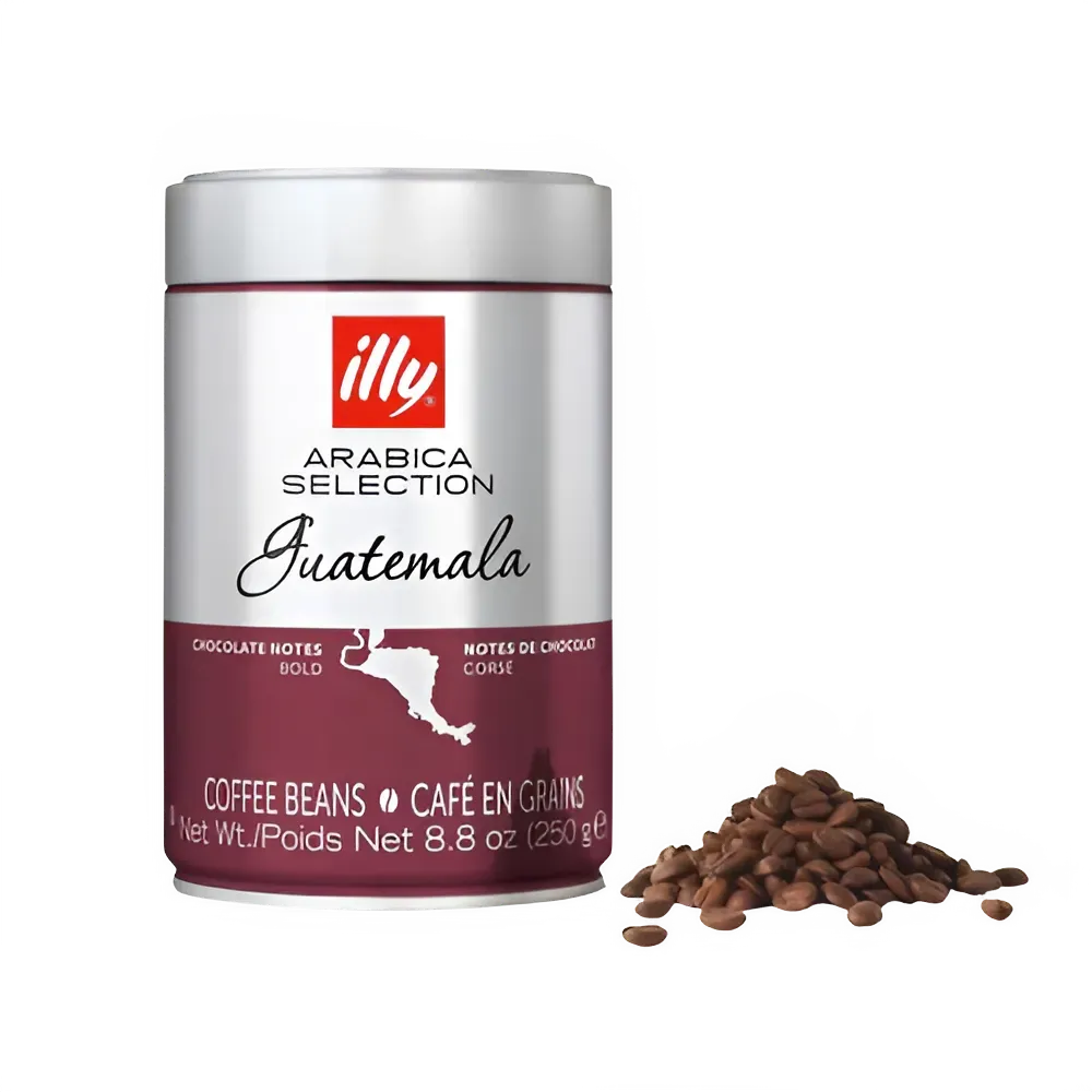 Illy Guatemala coffee beans 250 gram can