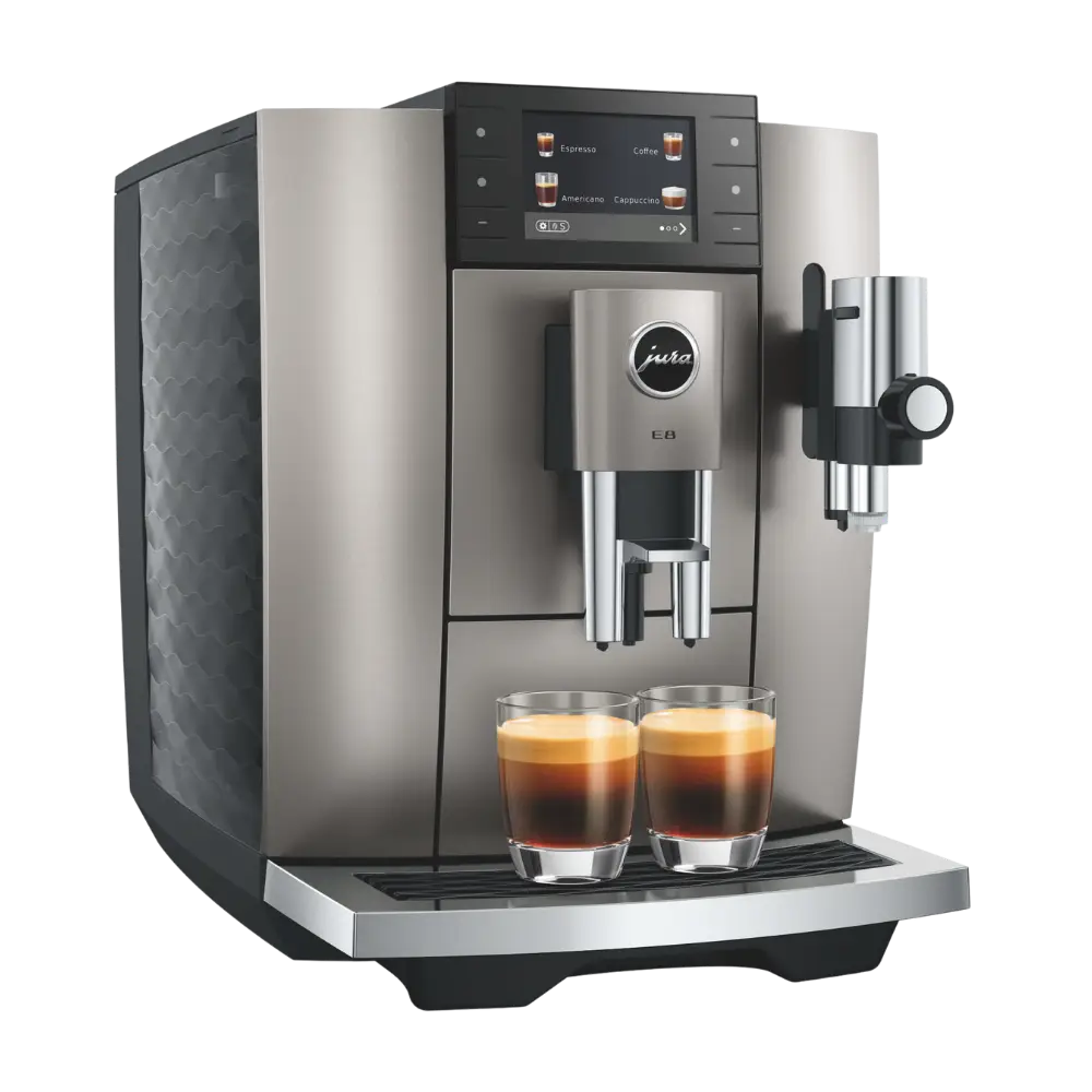 Jura E8 Midnight Silver Coffee Machine 15721