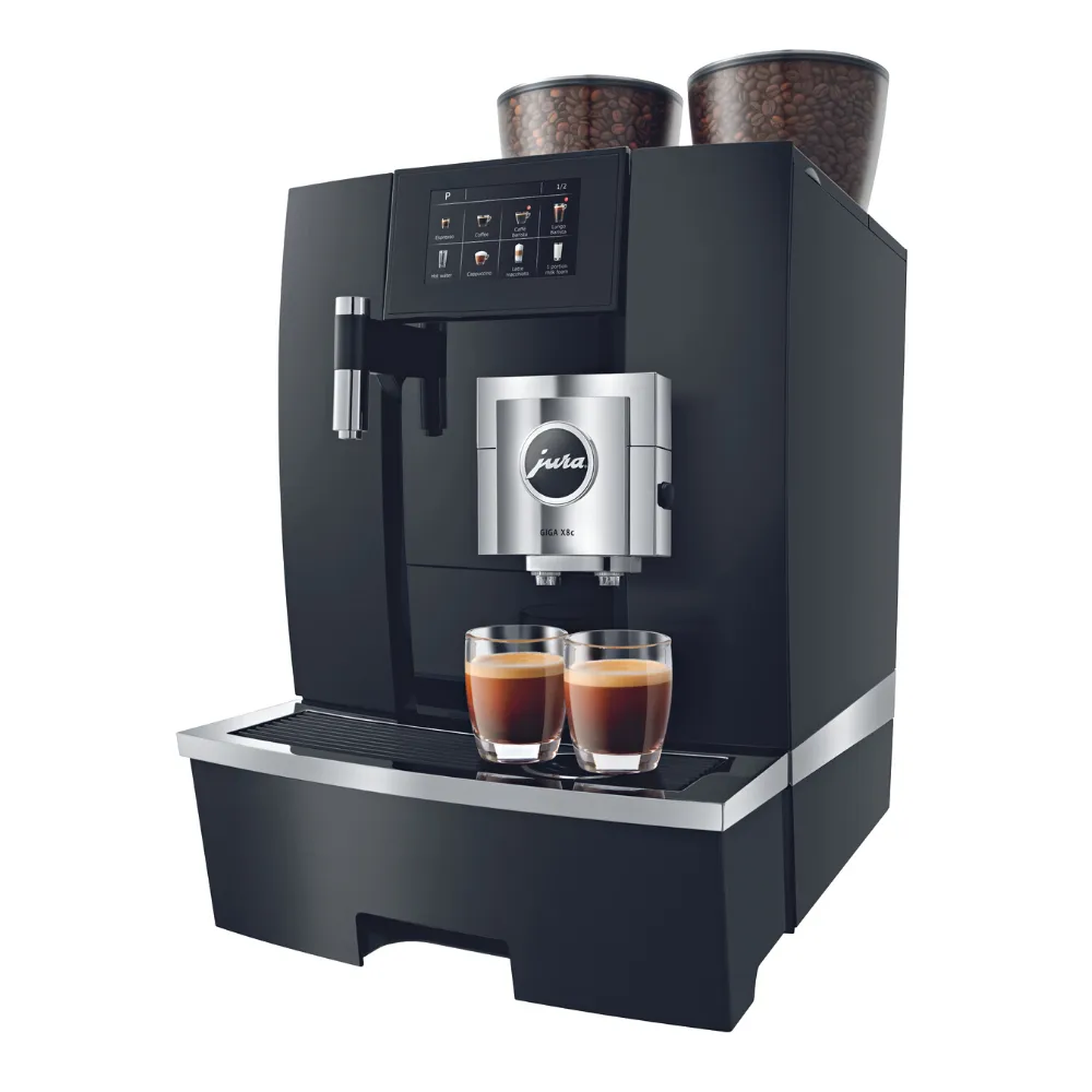 Load video: Video with panning shots of coffee machine features