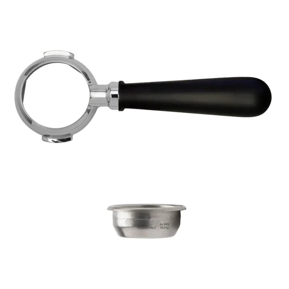 Lelit Bottomless Double Wooden 58mm portafilter