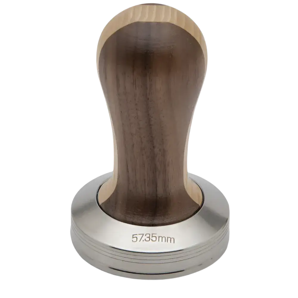 Lelit walnut & ash 57.35mm coffee tamper