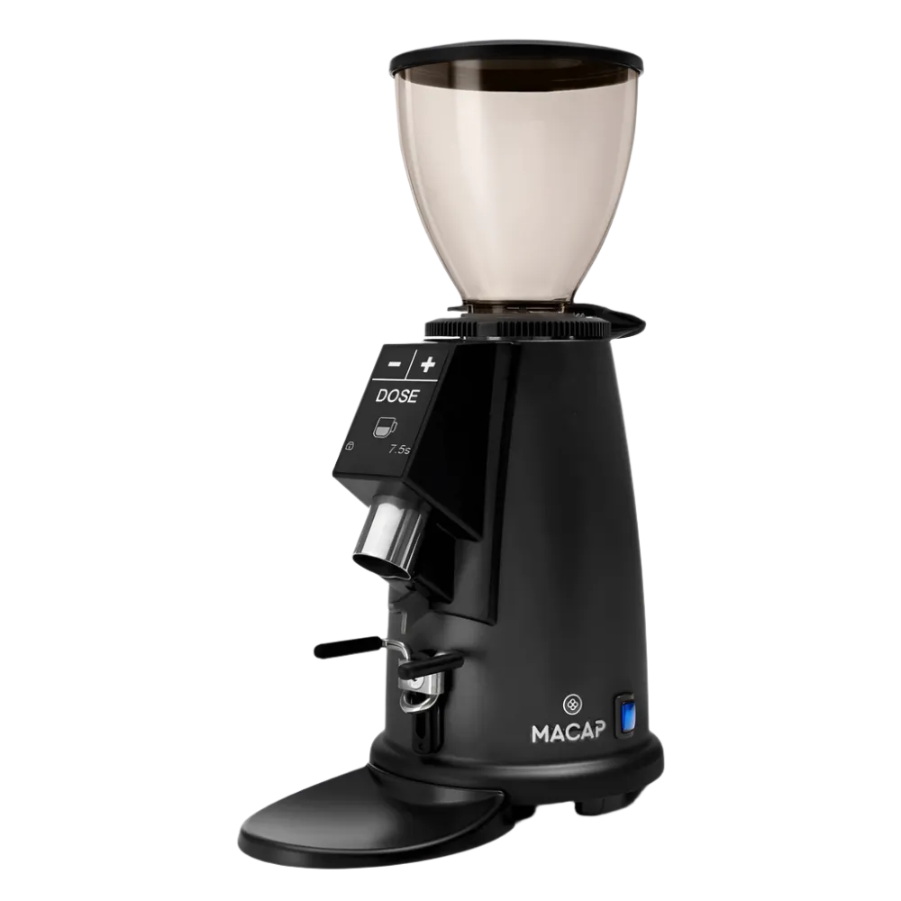 Macap M2E digital black coffee grinder