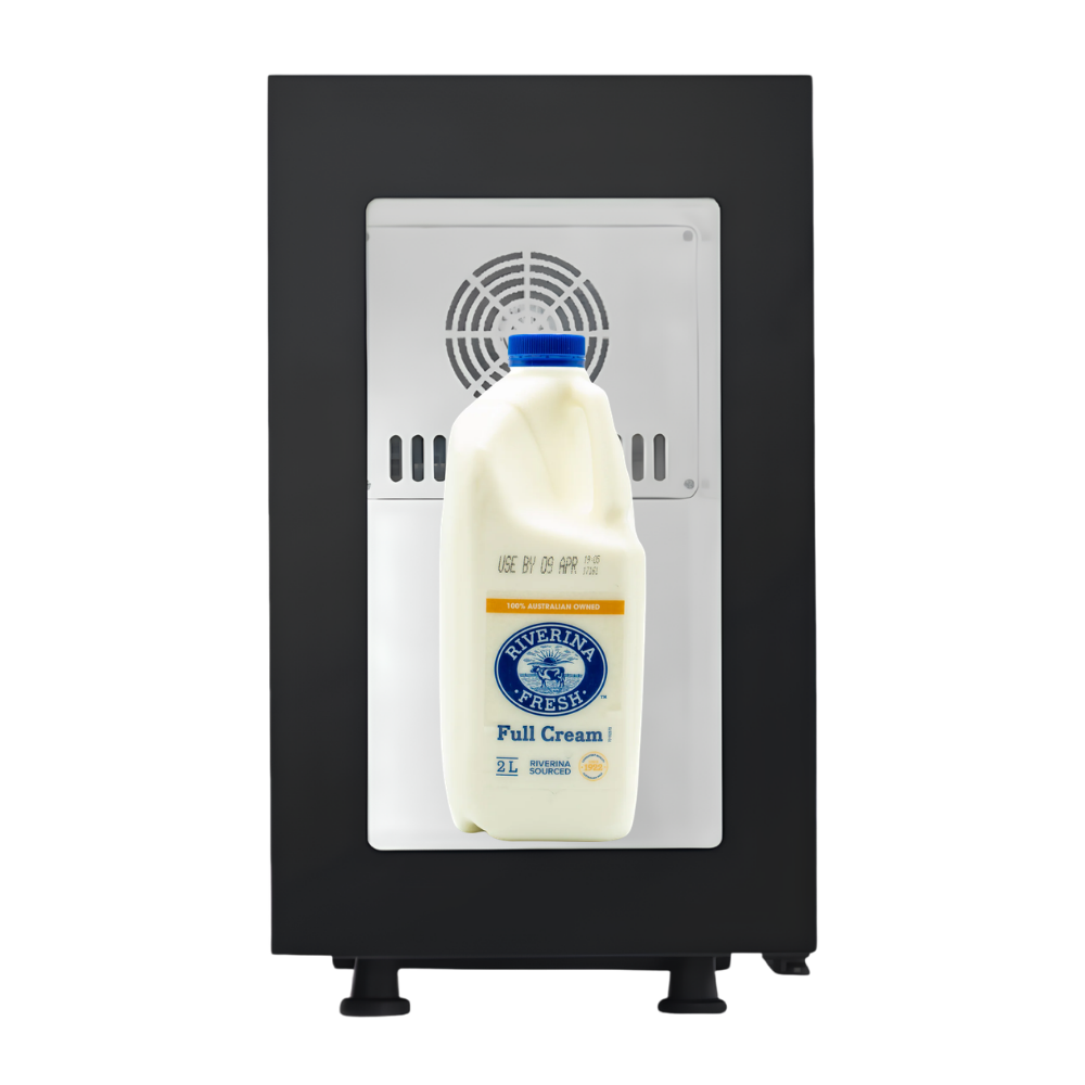 Milk fridge for 1 x 2 litre carton on milk