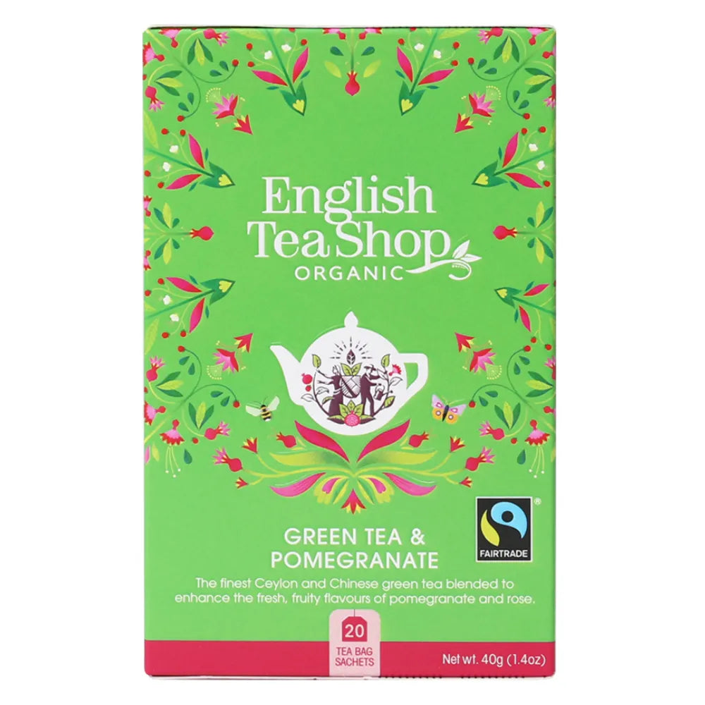 English Tea Shop Green tea with Pomegranate