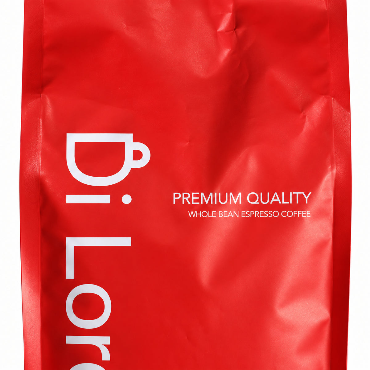 Di Lorenzo Caffe Coffee Beans 1kg, close-up of the label