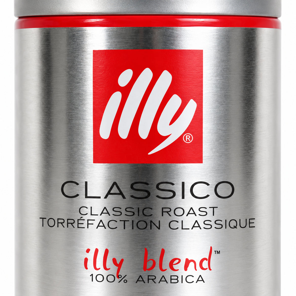 Illy Medium Roast Coffee Beans, close-up of the label