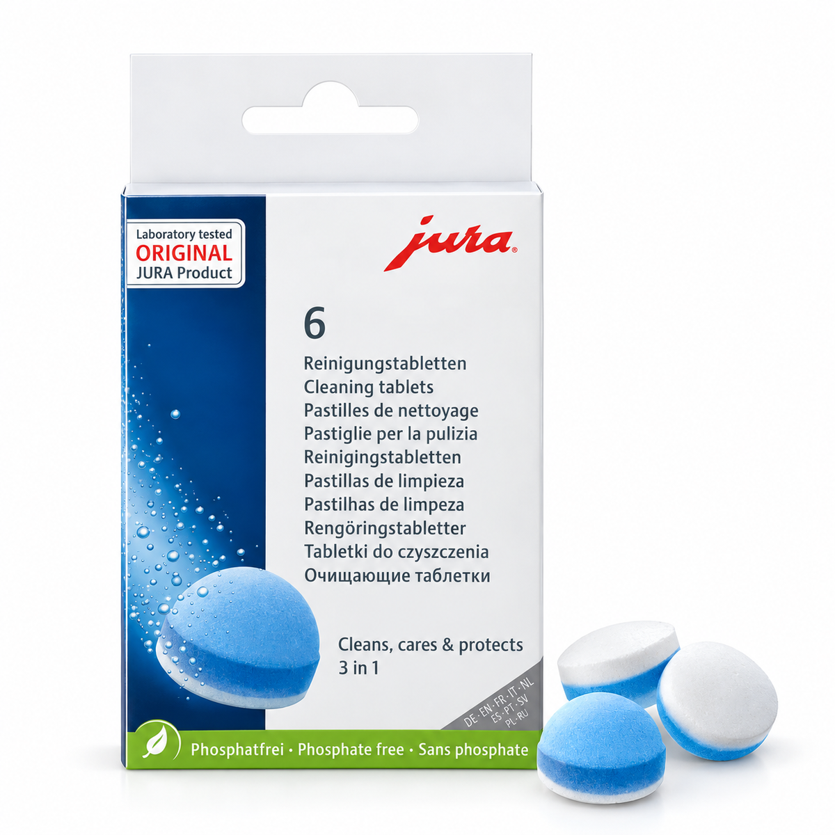 Jura 3-Phase Cleaning Tablets 6 pack