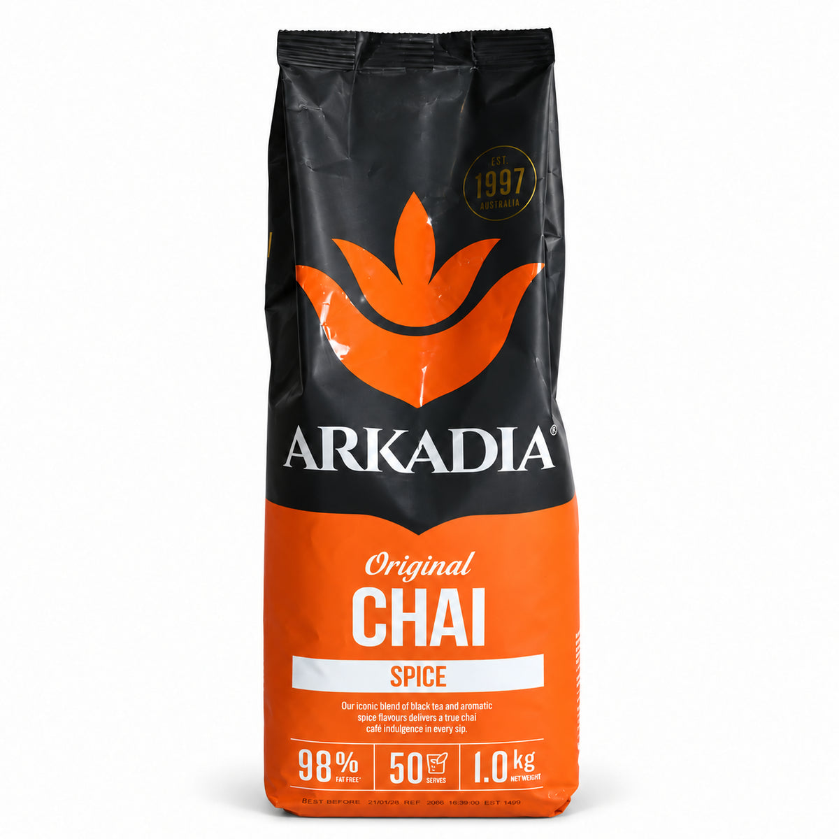 Arkadia Chai Spice Tea 1kg, front of the pack