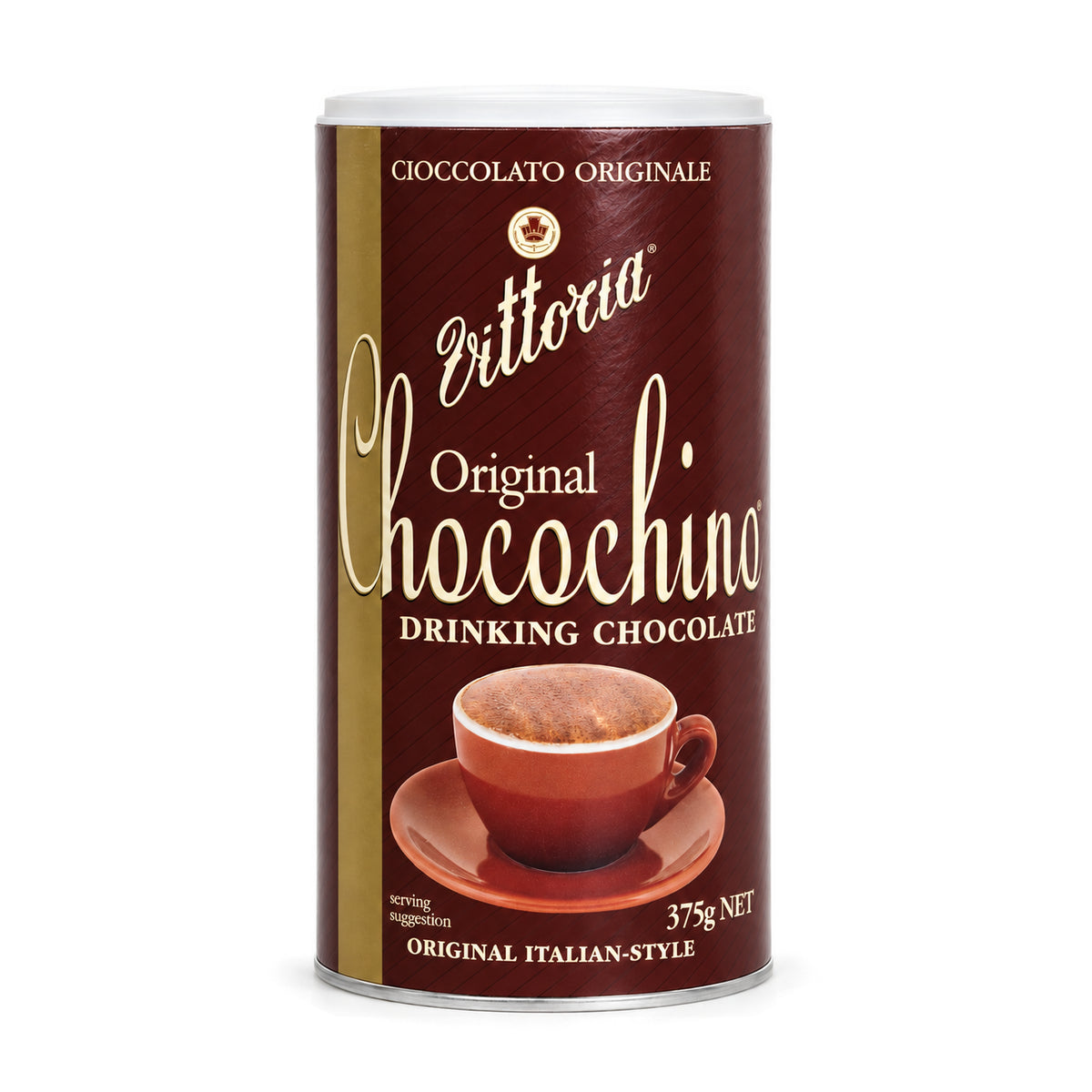 Vittoria Chocochino Original Chocolate 375g, front of the pack