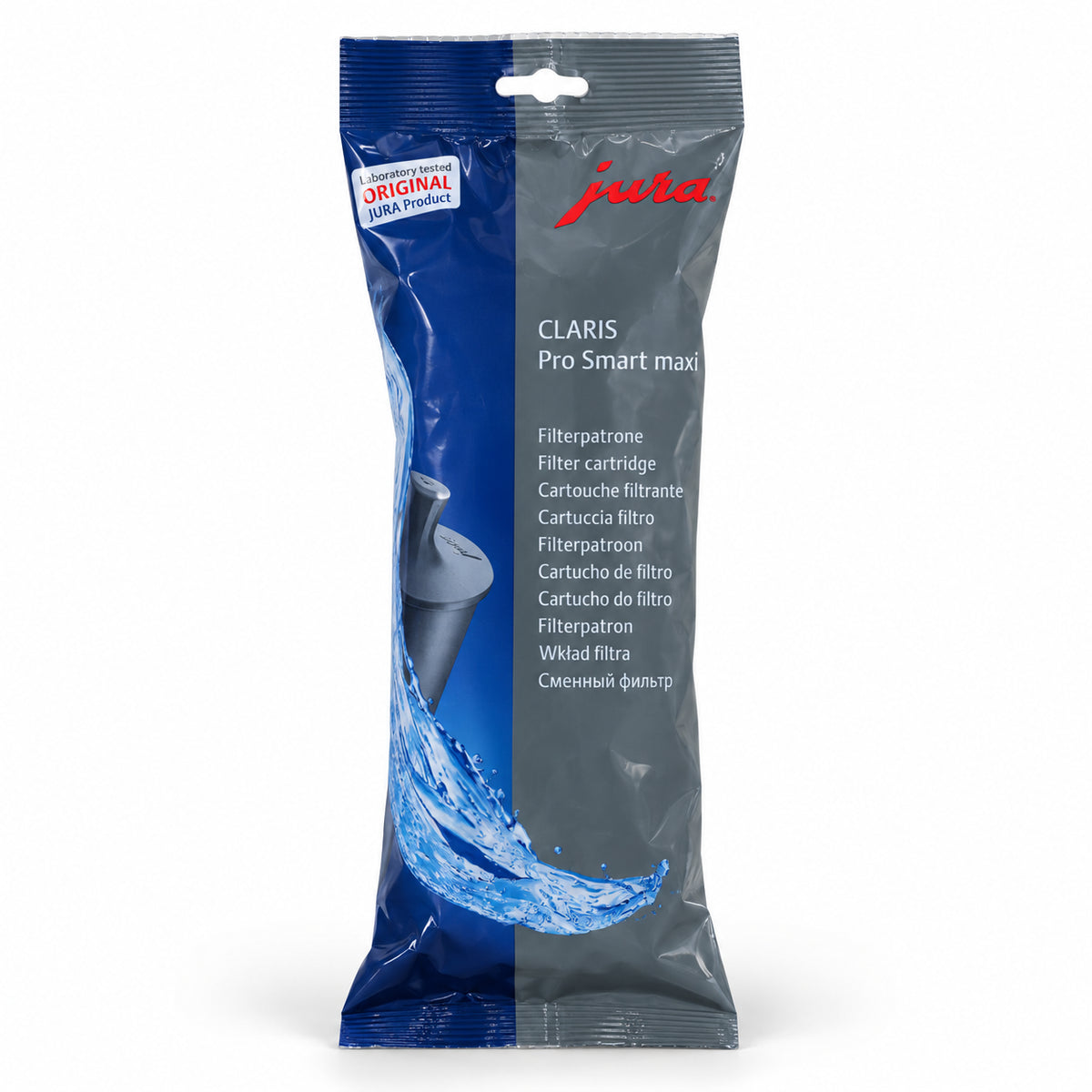 Jura Claris Water Filter Pro Smart Maxi (Grey), front of the pack