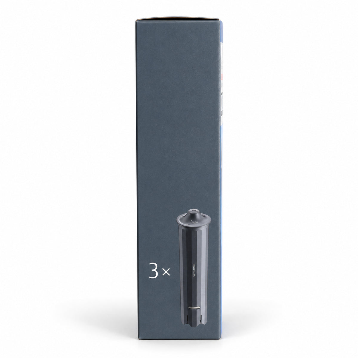 Jura Claris Smart+ Water Filter Grey 3 pack, side of the pack
