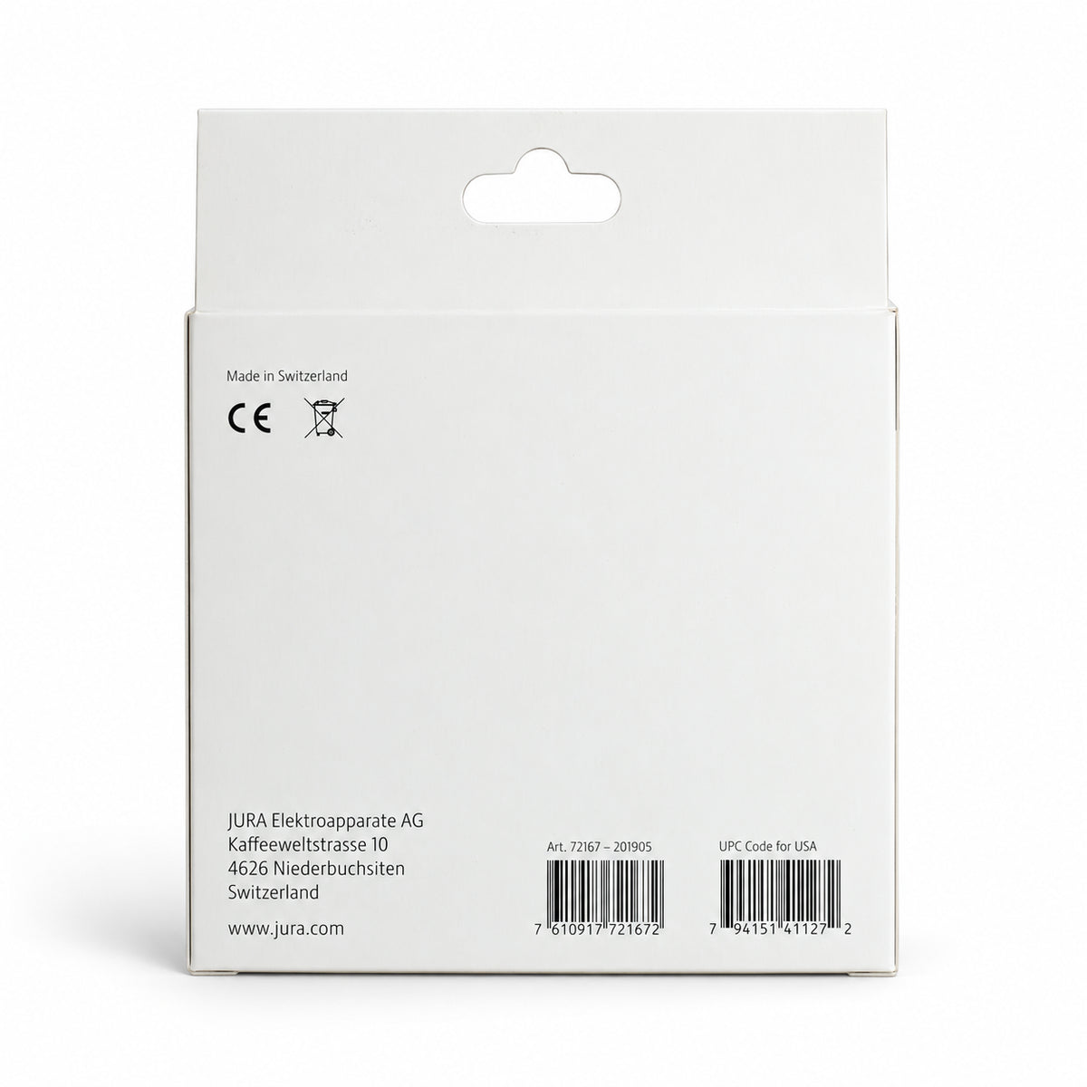 Jura Smart Connect, back of the pack
