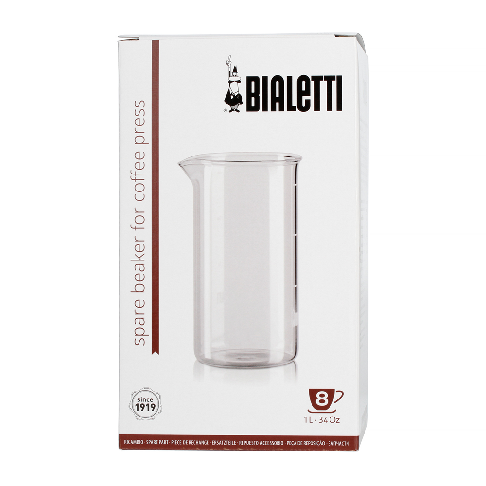 Bialetti spare glass beaker for 8 cup coffee french press