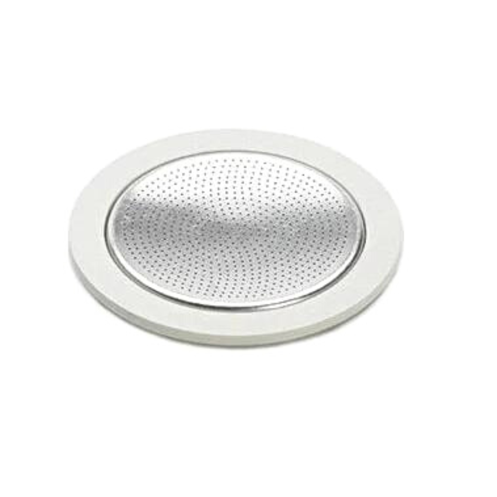 Bialetti Stainless Steel Replacement Filter + Silicon Gasket