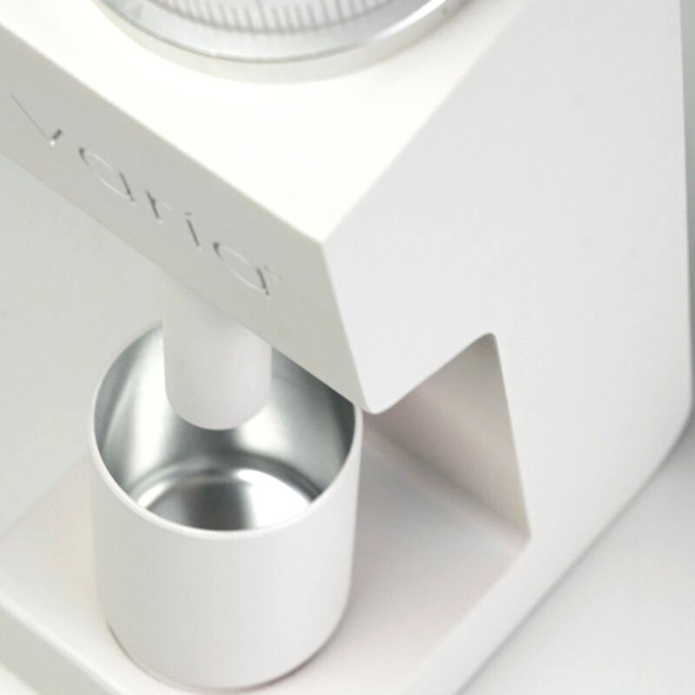 Varia VS3 white coffee grinder dosing cup