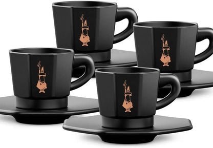 Bialetti Cups - Gli Accessori Perfetto Moka Faces Espresso (Set of 4)