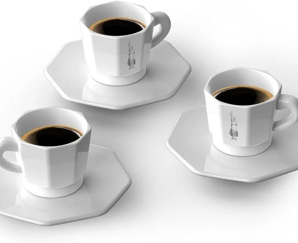 Bialetti Cups - Gli Accessori Perfetto Moka Faces Espresso (Set of 4)