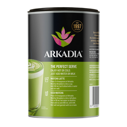 Arkadia matcha latte canister recipes