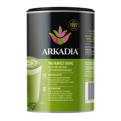 Arkadia matcha latte canister recipes