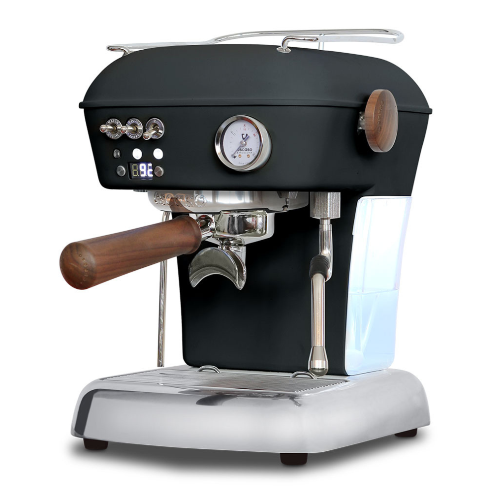 Ascaso Dream PID Antracita home espresso machine angle view