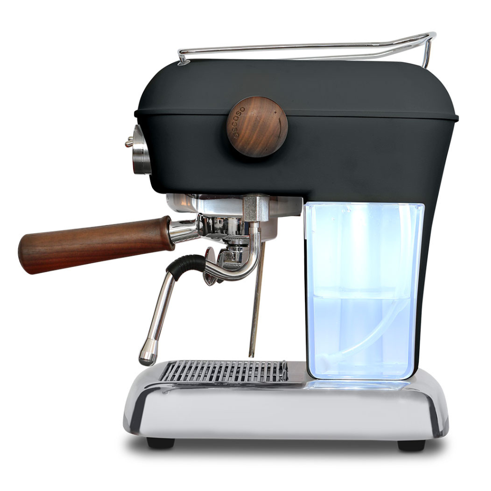 Ascaso Dream PID Antracita home espresso machine side view
