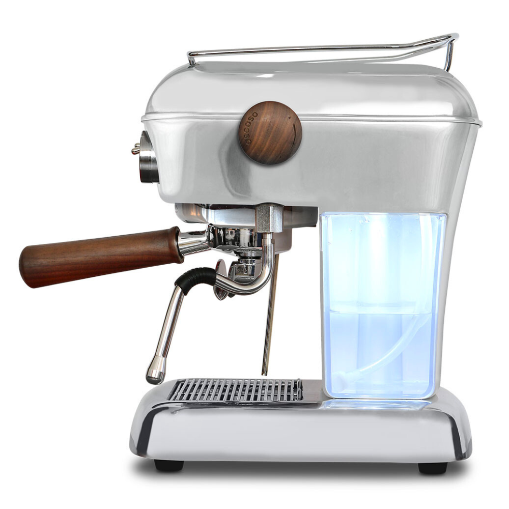 Ascaso Dream PID Polished home espresso machine side view