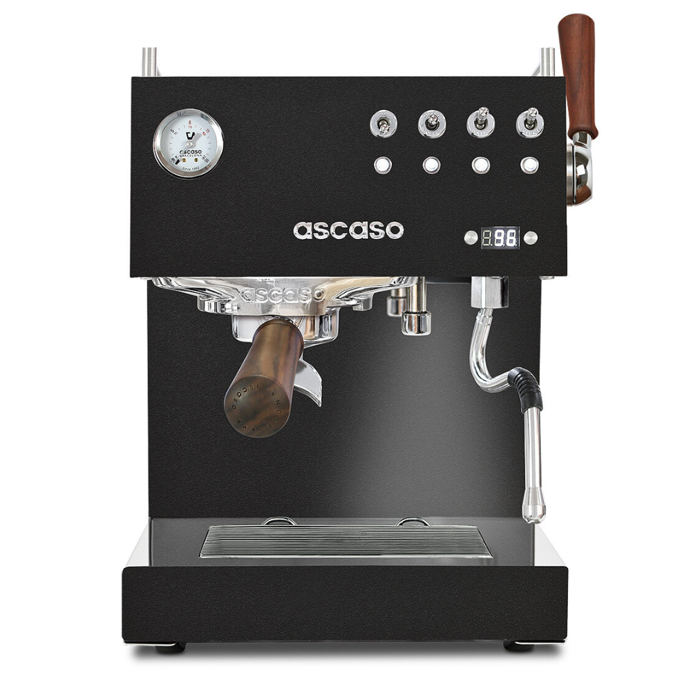 Ascaso Steel Duo PID Plus black home espresso machine 