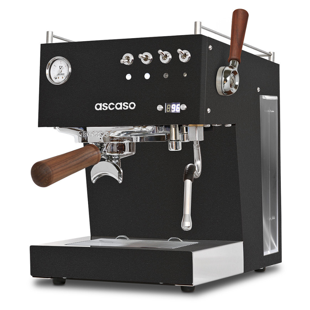 Ascaso Steel Duo PID Plus black home espresso machine 