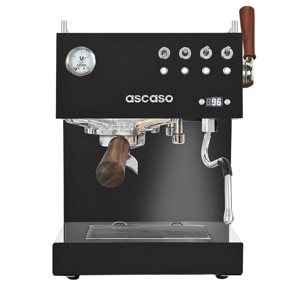 Ascaso Steel Duo Plus Black Coffee Machine