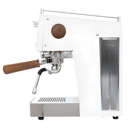 Ascaso Steel Uno PID White Espresso Machine side view