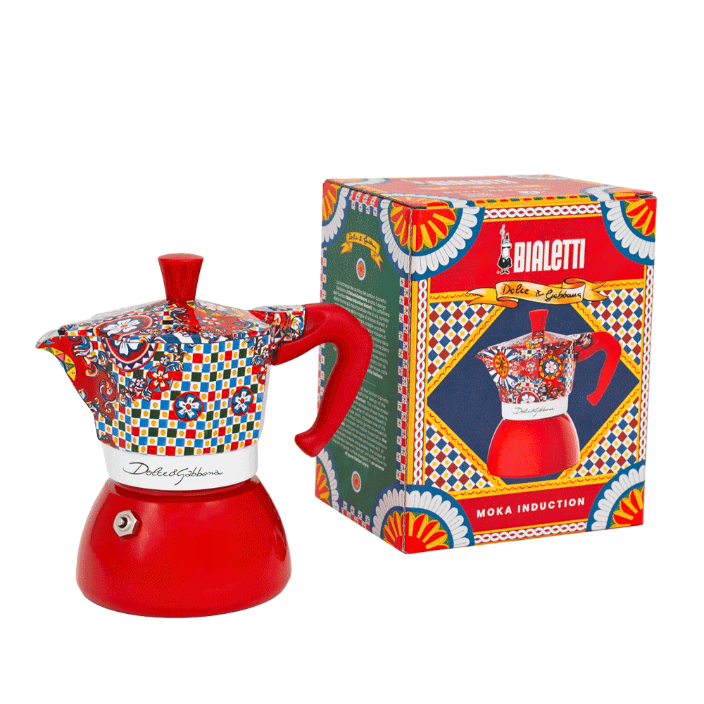 Bialetti Dolce & Gabbana Induction Coffee Maker 