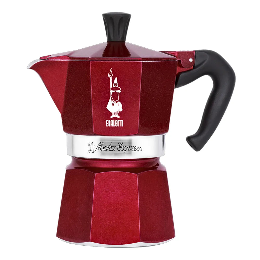 Bialetti Pour Over Coffee Maker, Single Cup, Lightweight & Portable For Camping, Red