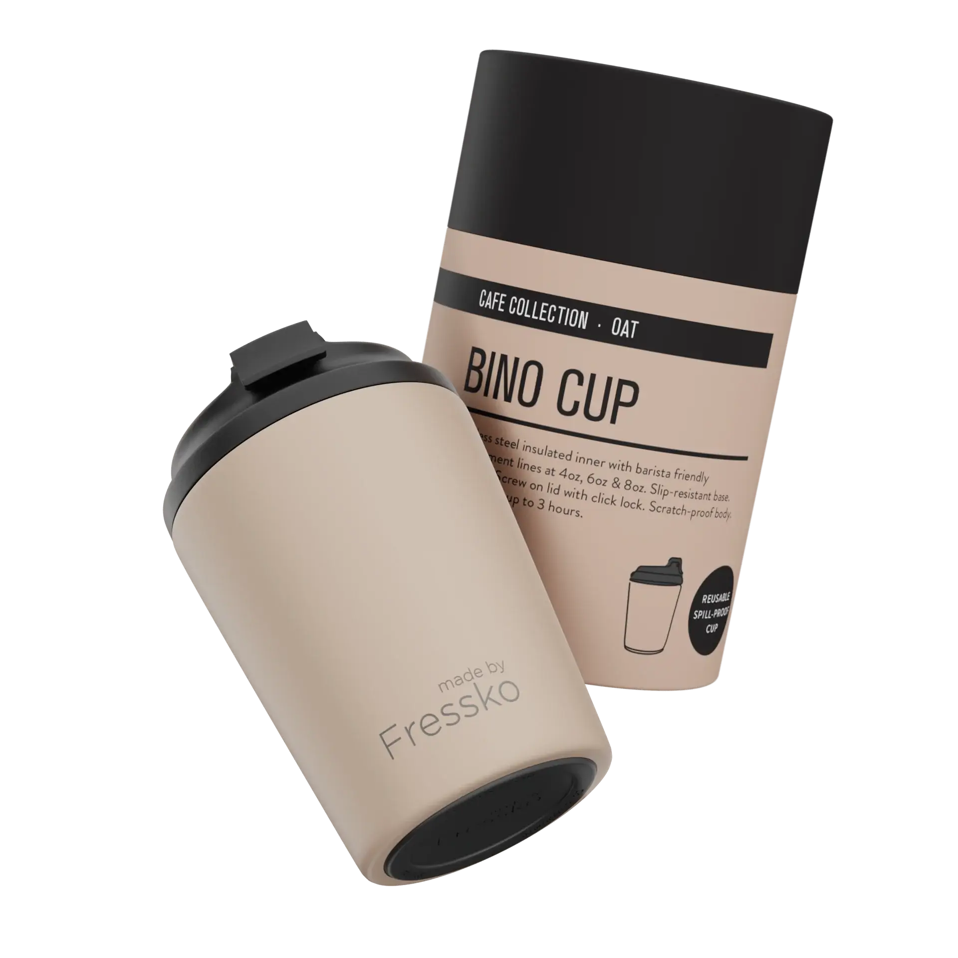 Fressko Reusable Cup - Oat