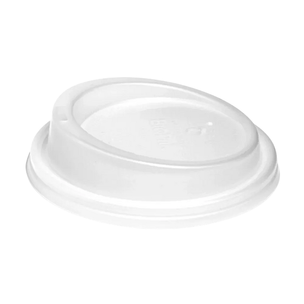 Sipper Lid White - Bio Cup 8oz & 12oz