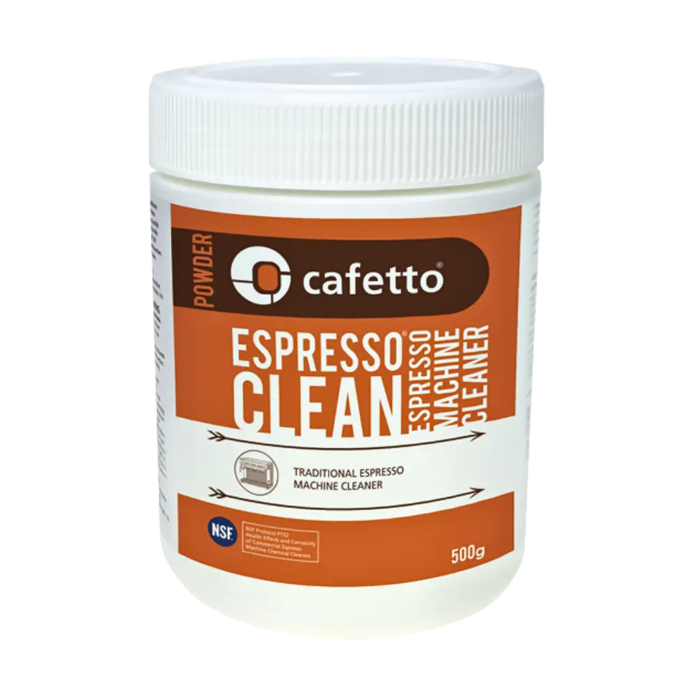 Cafetto Espresso Clean powder container on a white background