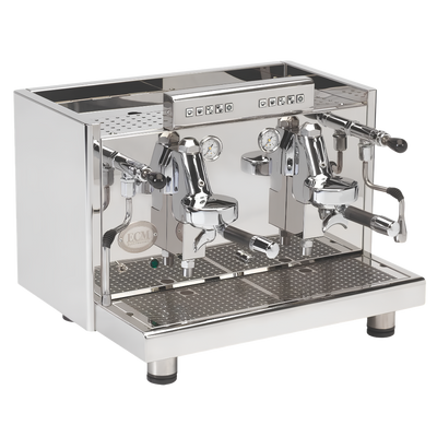 ECM Elektronika Profi Due expresso machine angle view