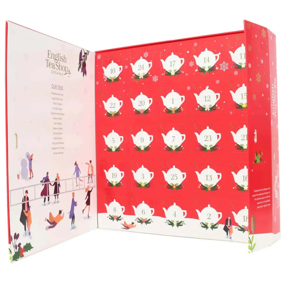 English Tea Shop Christmas Red Book Advent Calendar 2025