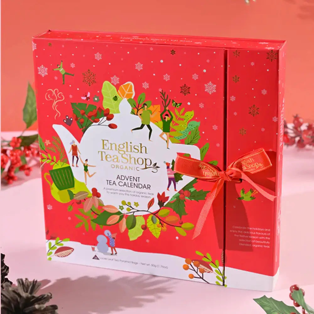English Tea Shop Christmas Red Book Advent Calendar 2025