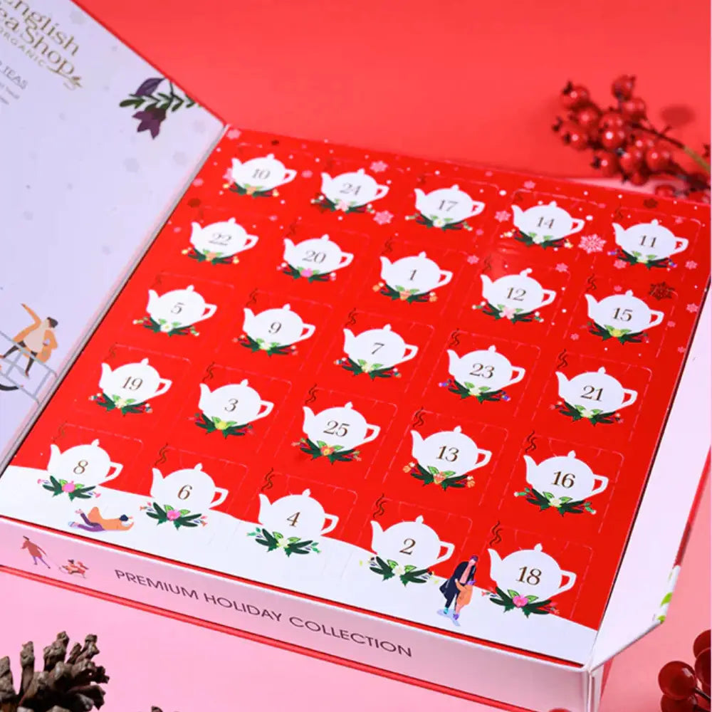 English Tea Shop Christmas Red Book Advent Calendar 2025