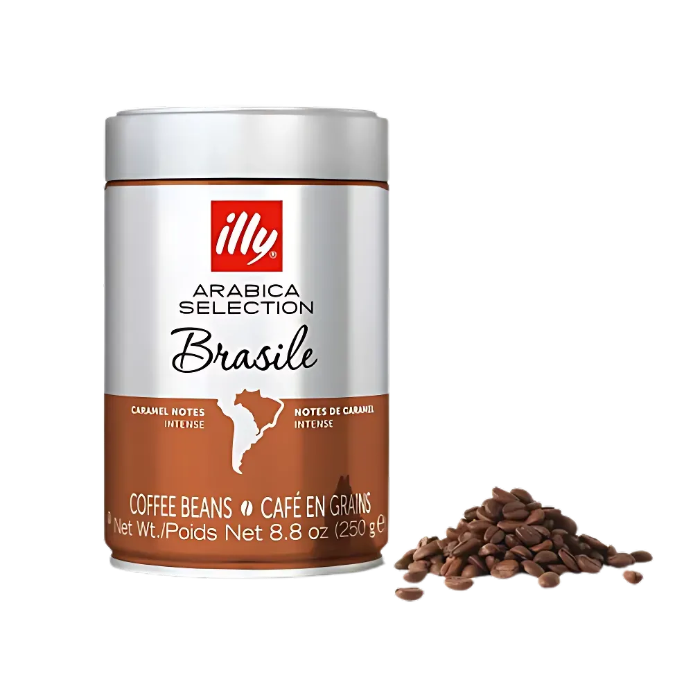 Illy Brazil coffee beans 250 gram can
