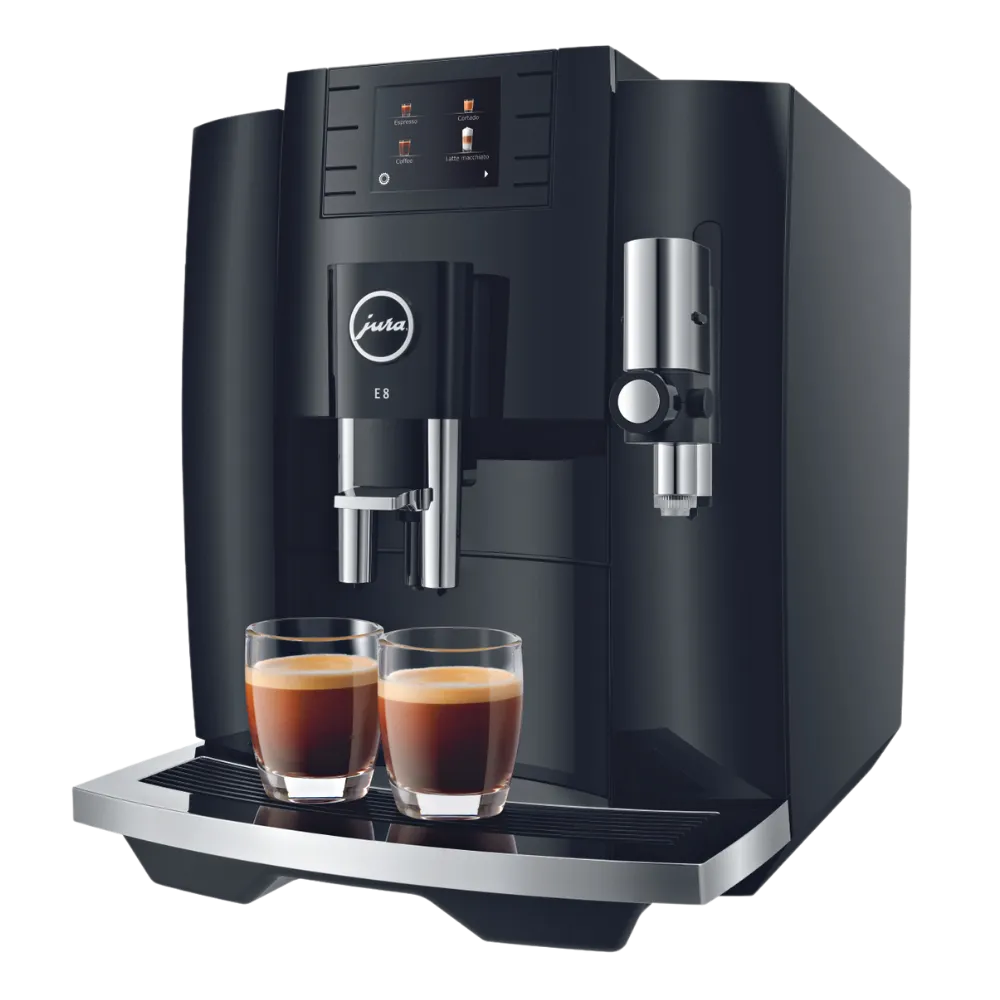 Jura E8 Piano Black (INTA) Coffee Machine Ex-demo