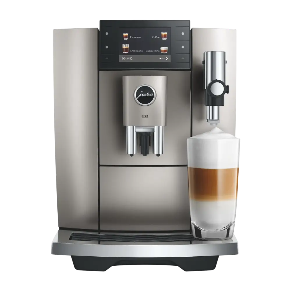 Jura E8 Midnight Silver Coffee Machine 15721