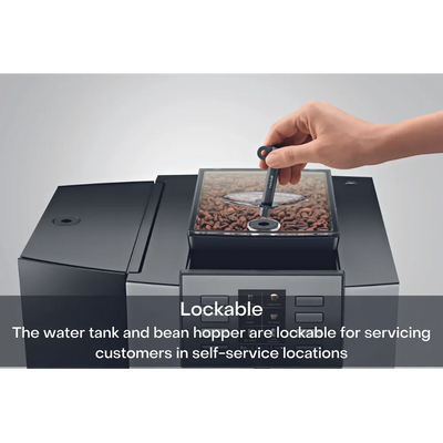 Jura-X8-lockable-bean-hopper