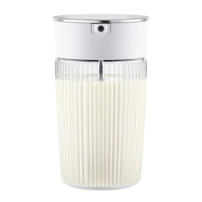 Jura glass milk carafe with milk