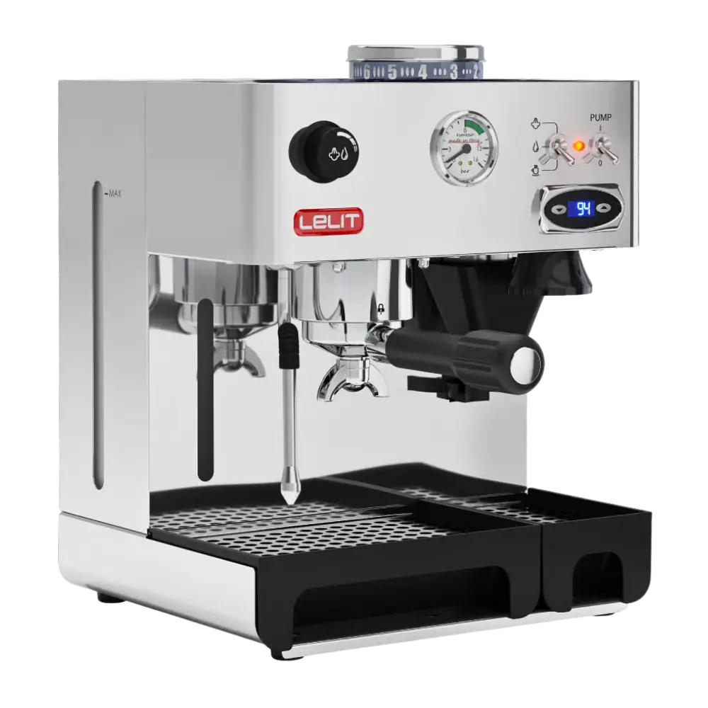 Lelit Anita home espresso machine angle view
